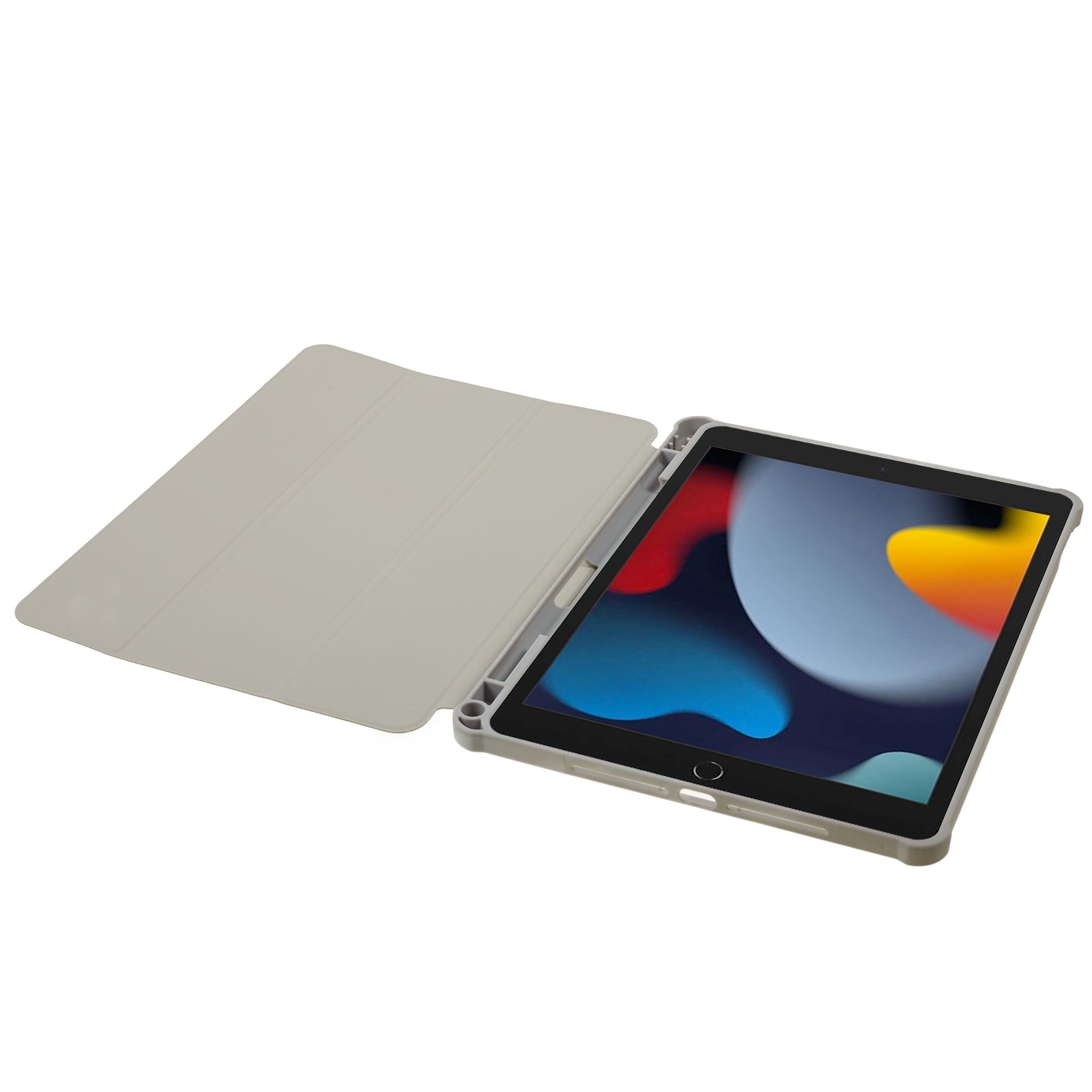 Uniqkart for iPad 10.2 (2021) / (2019) / (2020) / iPad Pro 10.5-inch (2017) Anti-Drop Tablet Case Pattern Printed Leather Cover with Pencil Slot - Trolley Girl