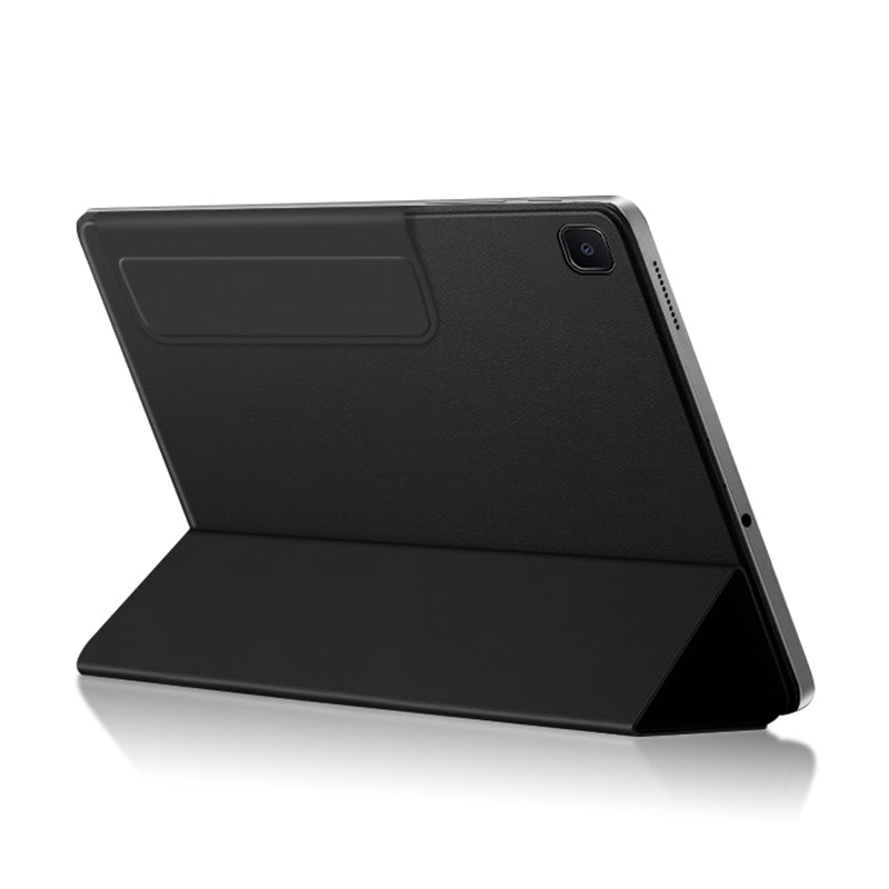 Tri-fold Stand Cover for Samsung Galaxy Tab S6 Lite / Tab S6 Lite (2022) , PU Leather Magnetic Smart Tablet Case - Black