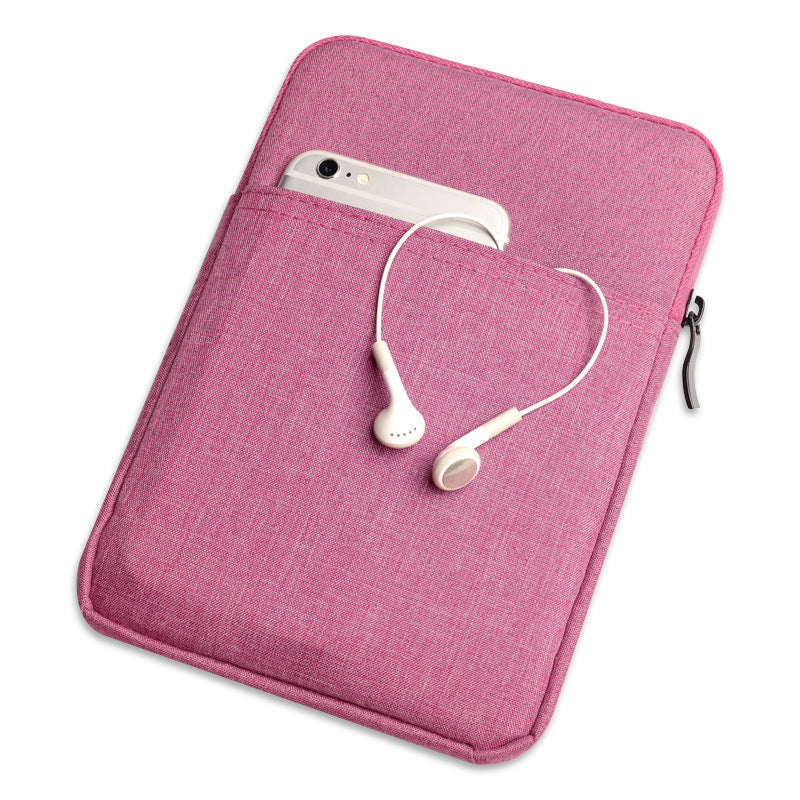 Anti-Drop Sleeve Bag for 10.5-inch Tablets Portable Carrying Case with Outer Pouch - Rose
