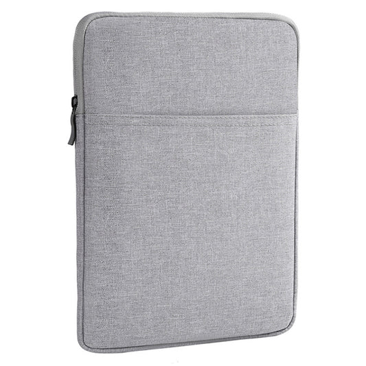Waterproof Sleeve Bag for 10-inch Tablets Carrying Case Portable Anti-Scratch Bag with Pouch - Light Grey