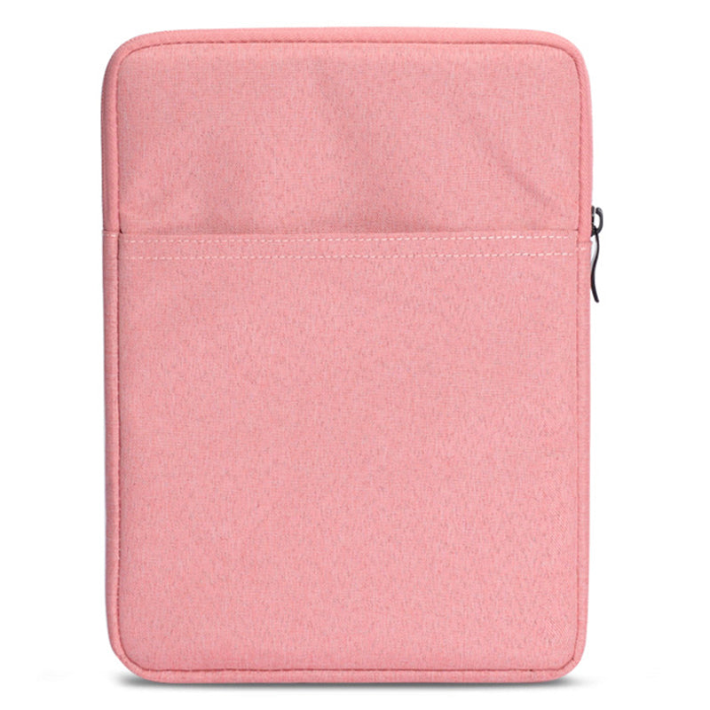 Waterproof Sleeve Bag for 10-inch Tablets Carrying Case Portable Anti-Scratch Bag with Pouch - Pink