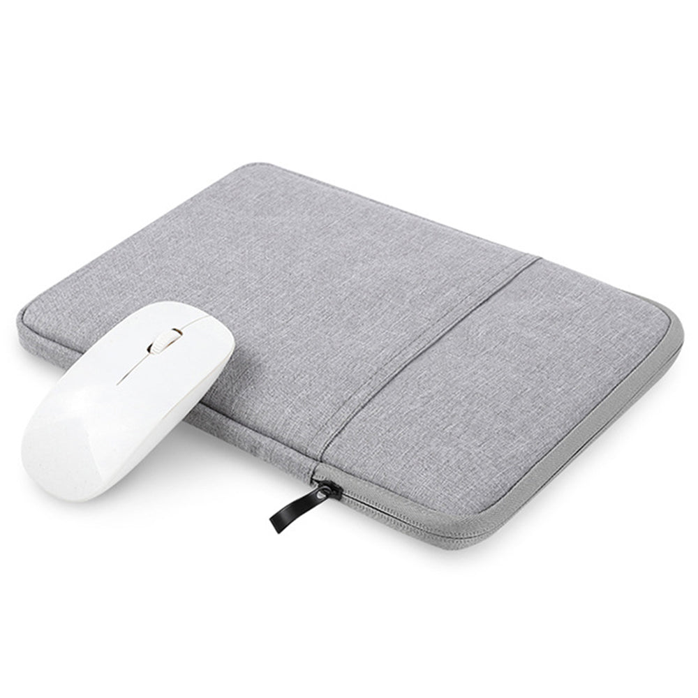 Slim Carrying Case for 8-inch Tablets Sleeve Bag Waterproof Protective Bag with Pouch - Light Grey