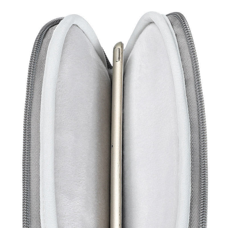 Slim Carrying Case for 8-inch Tablets Sleeve Bag Waterproof Protective Bag with Pouch - Light Grey