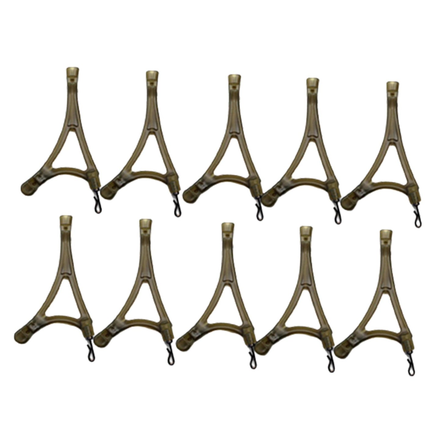 10pcs Carp Fishing Accessories Anti Tangles System With QC swivel