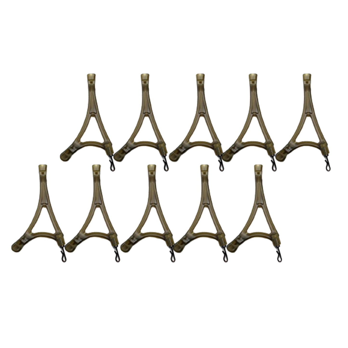 10pcs Carp Fishing Accessories Anti Tangles System With QC swivel