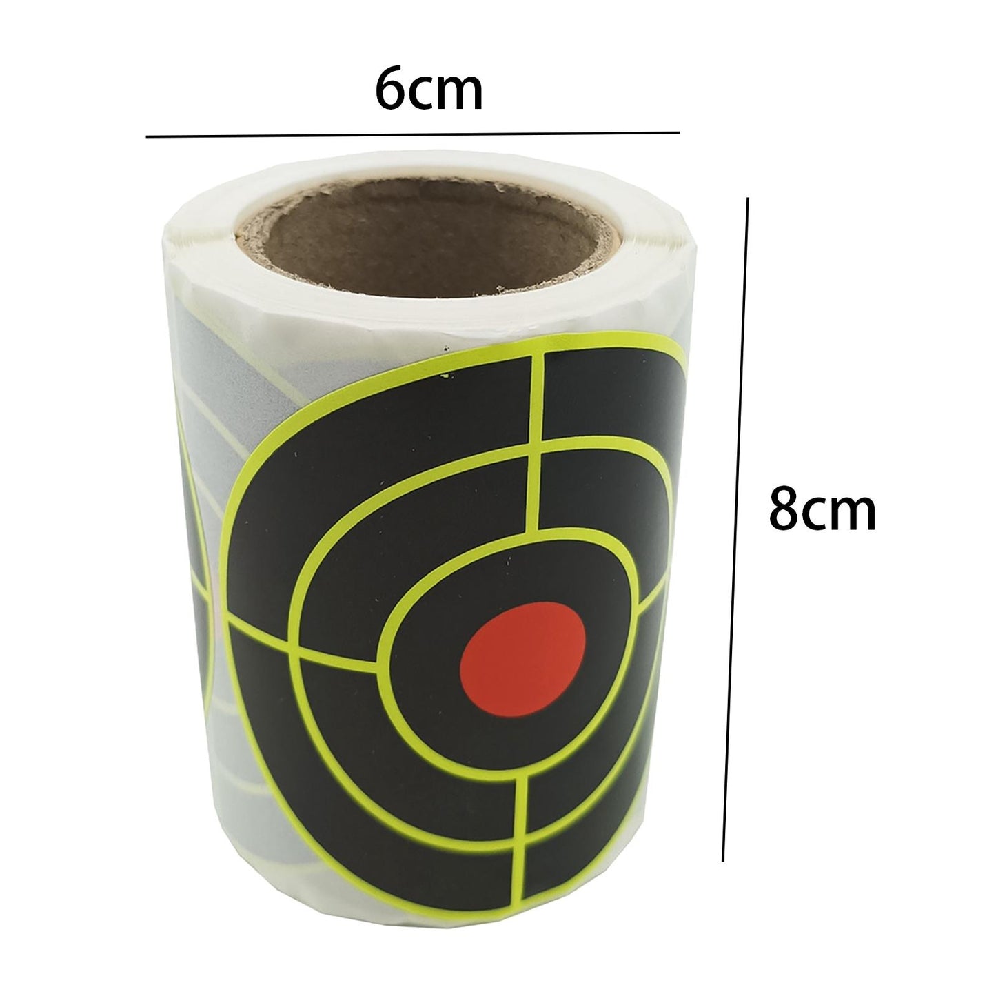 100 Pieces Splatter Targets Reactive Target Shooting Exercise Self Adhesive