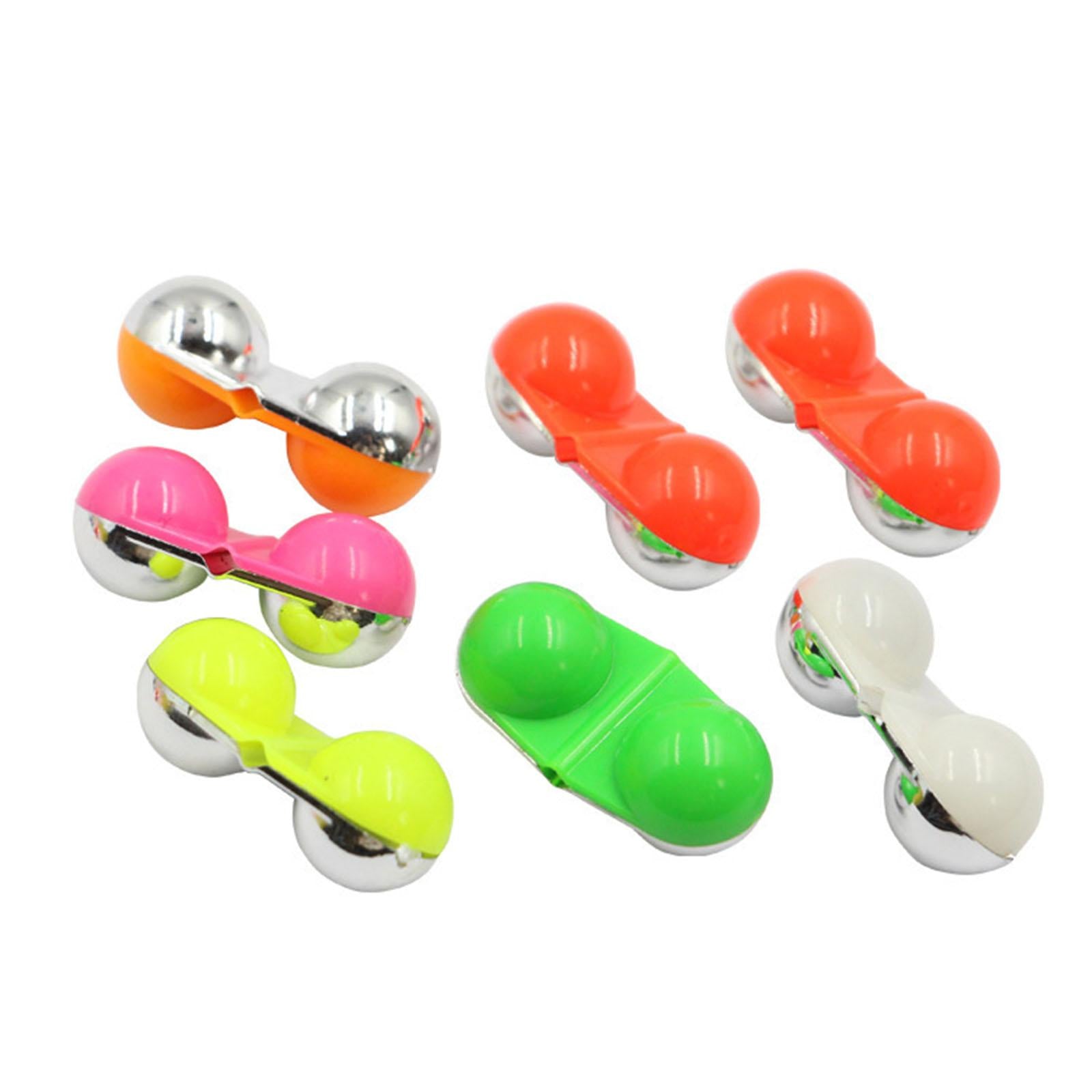 10Pcs Sea Fishing Inline Rattle Fish Bite Alarm DIY Lure Hook Fish Tackle Yellow