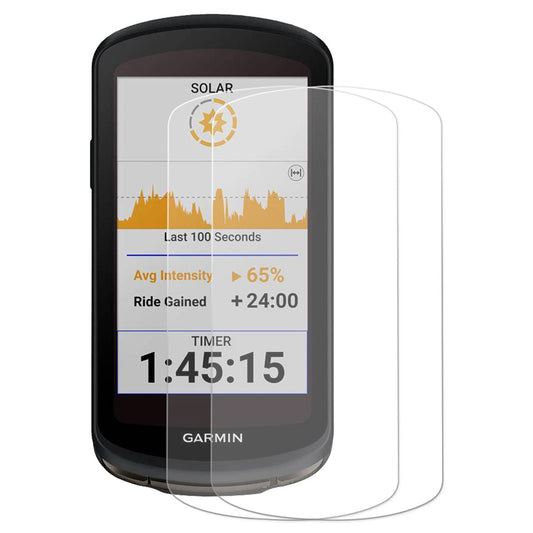 2Pcs / Pack For Garmin Edge 1040 / 1030 Cycle Computer Screen Protector Anti-scratch Tempered Glass Film