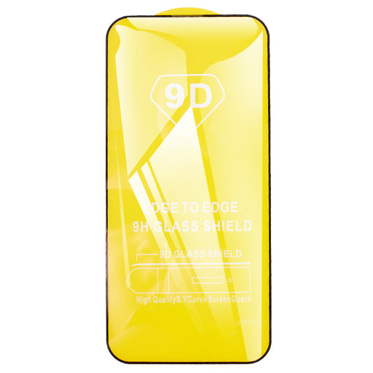Uniqkart for iPhone 15 Plus Touch Sensitive Screen Protector 9D Side Glue Full Protection Tempered Glass Film