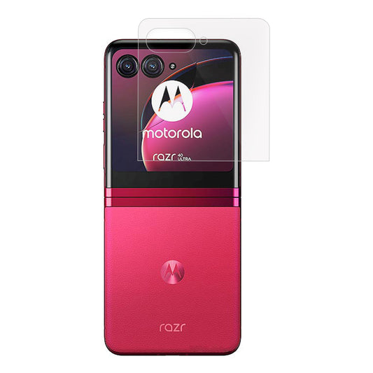 Uniqkart for Motorola Razr 40 Ultra 5G TPU Hydrogel Back Phone Protector (Back Upper) Scratch Resistant Full Covered HD Film