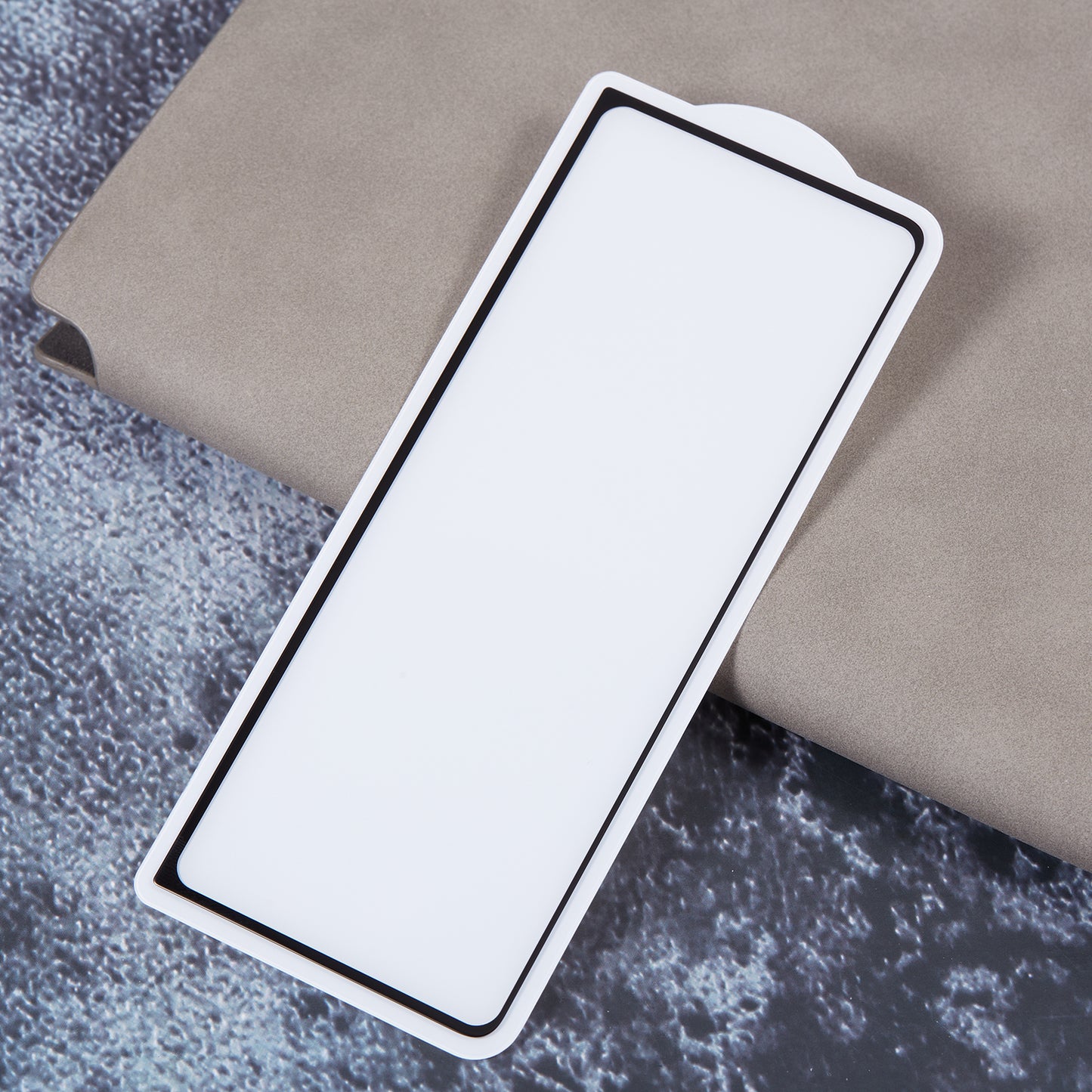 Uniqkart for Samsung Galaxy Z Fold5 5G Full Glue Phone Full Screen Protector Silk Printing Tempered Glass Film