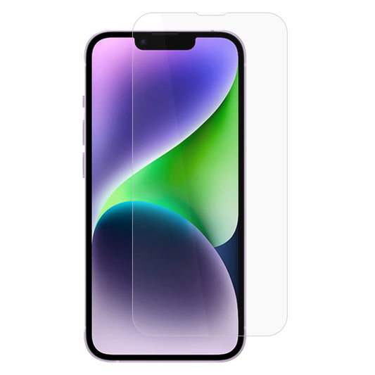 Uniqkart For iPhone 15 Explosion-proof Crystal Clear Screen Protector HD Transparent Tempered Glass Film
