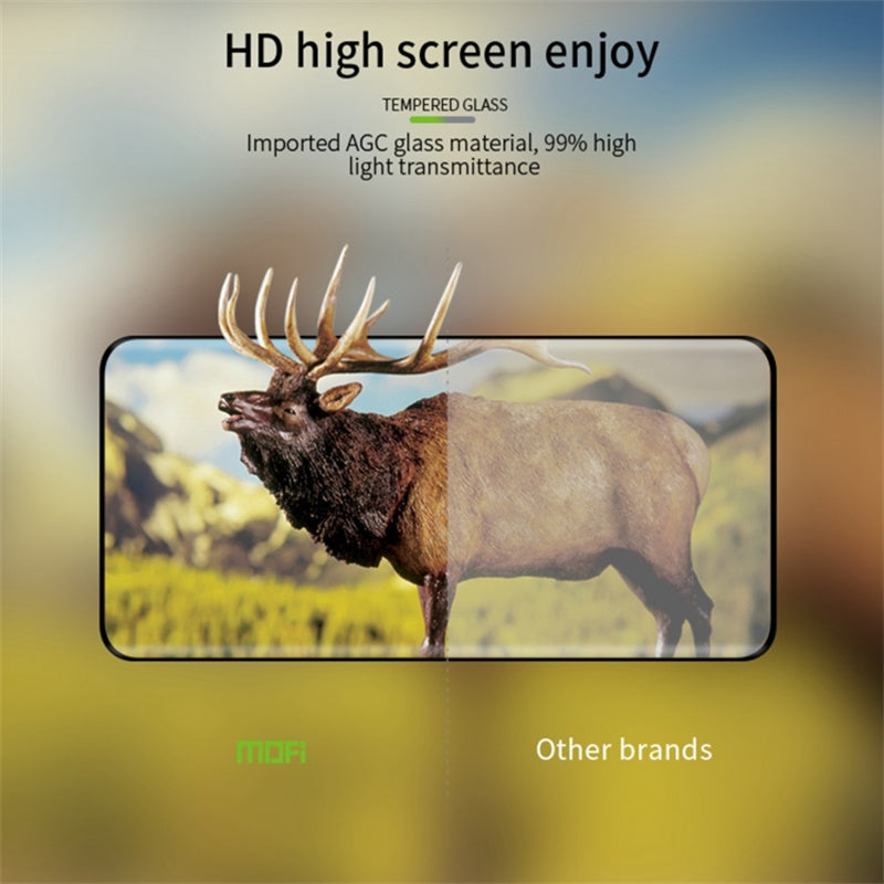 Uniqkart for Xiaomi Civi 3 5G Phone Full Screen Protector 3D Curved Tempered Glass Side Glue HD Clear Screen Film