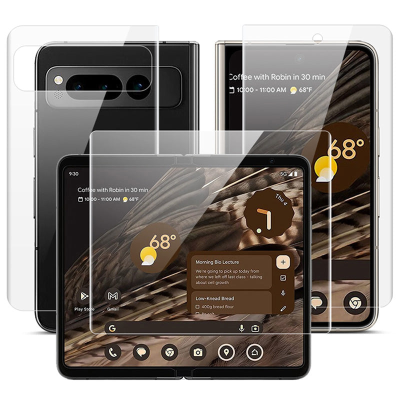 IMAK Hydrogel Film III For Google Pixel Fold Scratch Proof TPU Film Phone Screen + Inside Screen + Back Protector