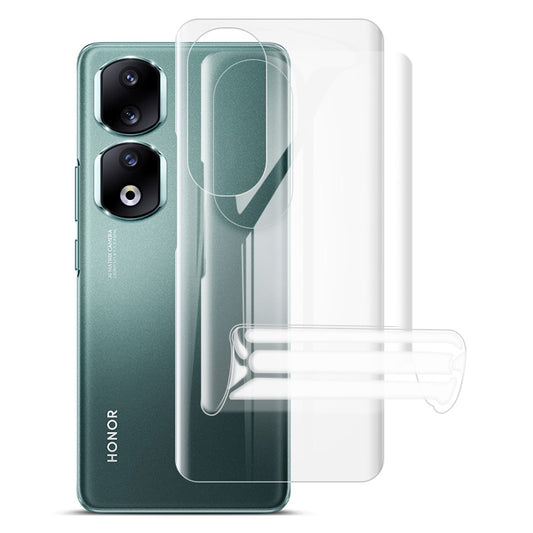 IMAK 2Pcs  /  Set Hydrogel Film III for Honor 90 Pro Full Cover Phone Back Protector Clear TPU Transparent Film