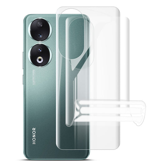 IMAK 2Pcs  /  Set Hydrogel Film III for Honor 90 Phone Back Guard Protector Clear TPU Transparent Film