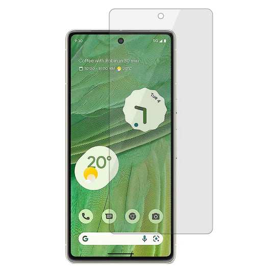 Uniqkart for Google Pixel 8 Tempered Glass Phone Screen Protector 2.5D Arc Edge Fingerprint-free HD Clear Film