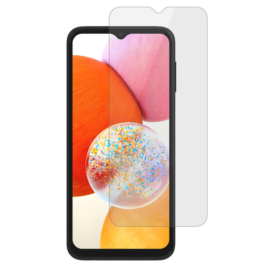 Uniqkart for Samsung Galaxy A14 5G / 4G Phone Screen Protector 2.5D Arc Edge Explosion-proof Tempered Glass Film