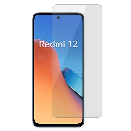 Uniqkart for Xiaomi Redmi 12 4G 2.5D Arc Edge Tempered Glass Film Anti-explosion HD Clear Phone Screen Protector