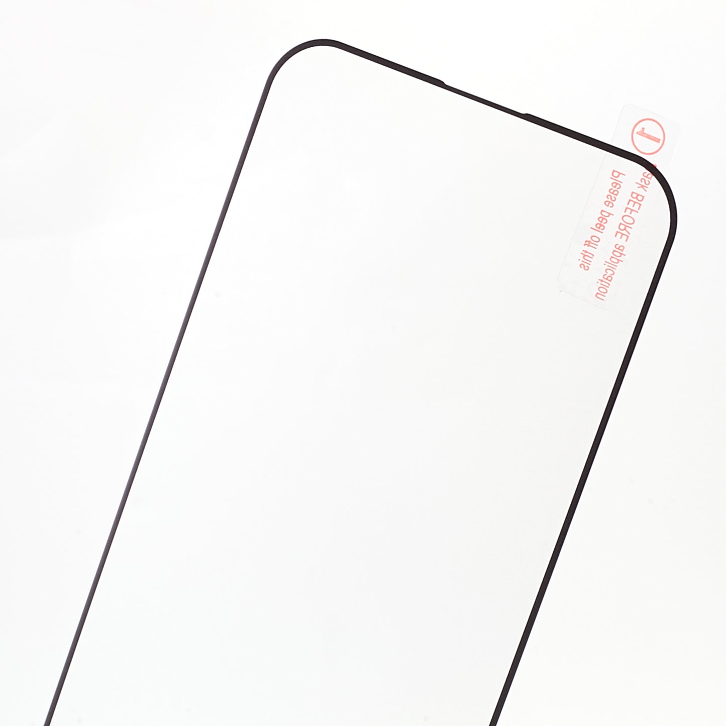 Uniqkart for iPhone 15 Pro Silk Printing Phone Full Screen Protector Anti-static Full Glue High Aluminium-silicon Glass Film