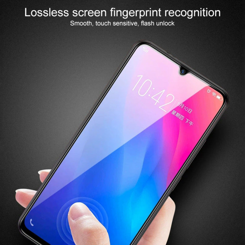 Uniqkart for Xiaomi Redmi 12 4G / Redmi 12R 4G Phone Full Screen Protector Side Glue Silk Printing 9D Tempered Glass Film