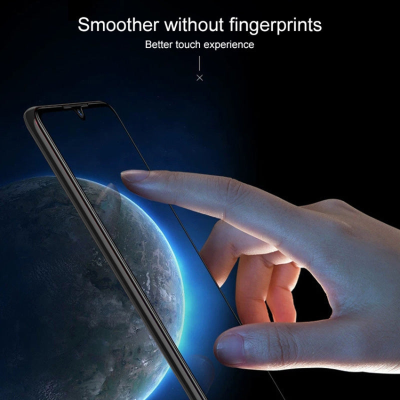Uniqkart for Xiaomi Redmi 12 4G / Redmi 12R 4G Phone Full Screen Protector Side Glue Silk Printing 9D Tempered Glass Film