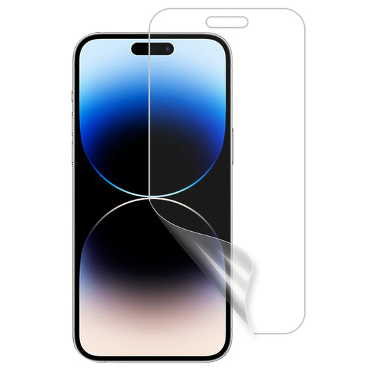 Uniqkart for iPhone 15 Pro / 15 HD Clear Soft PET Screen Protector Nano Anti-explosion Protective Film