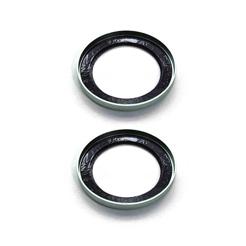 Uniqkart For iPhone 15 / 15 Plus Camera Lens Protector AR HD Tempered Glass Individual Ring Cover Film - Blue