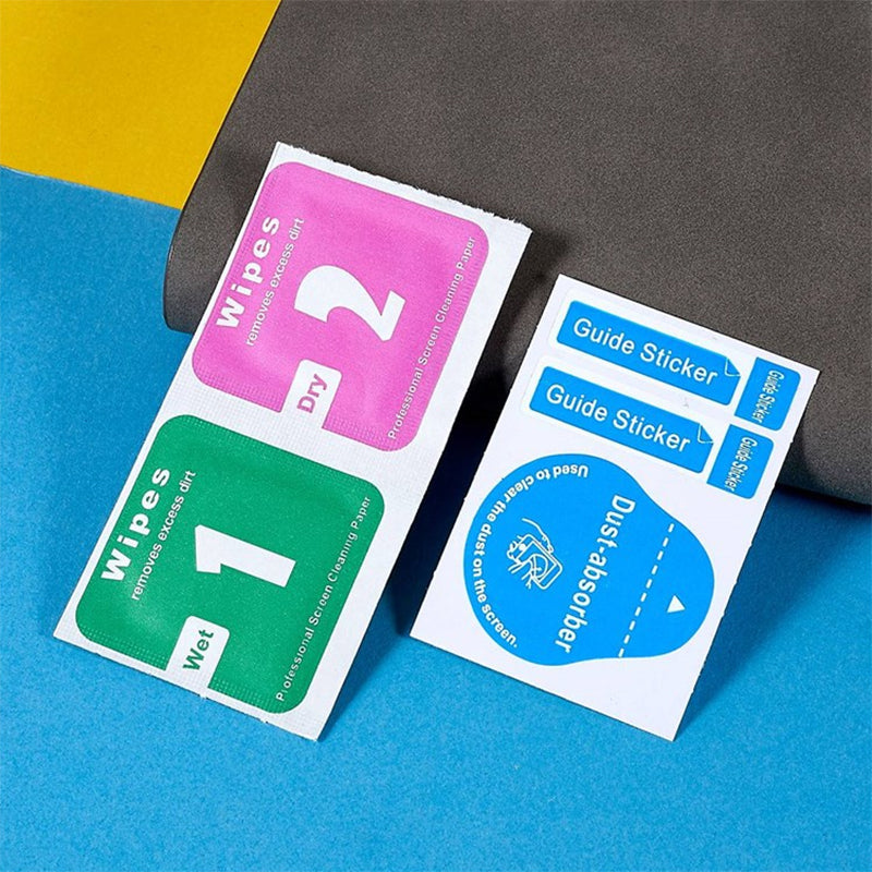 Uniqkart For iPhone 15 / 15 Plus Tempered Glass Camera Lens Protector Matte Phone Rear Lens Film - Black