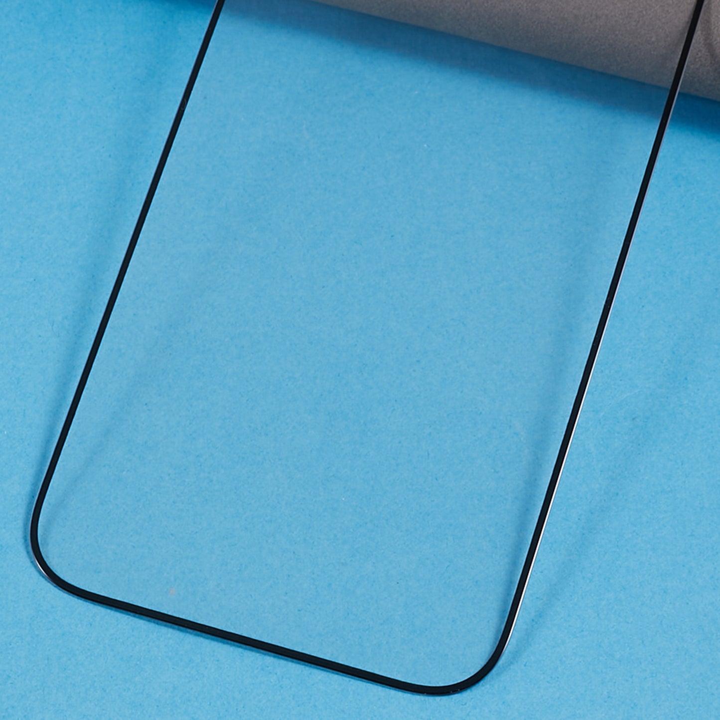 Uniqkart for iPhone 15 Pro Max Full Cover Screen Protector Full Glue Anti-static Dust-proof Tempered Glass Film