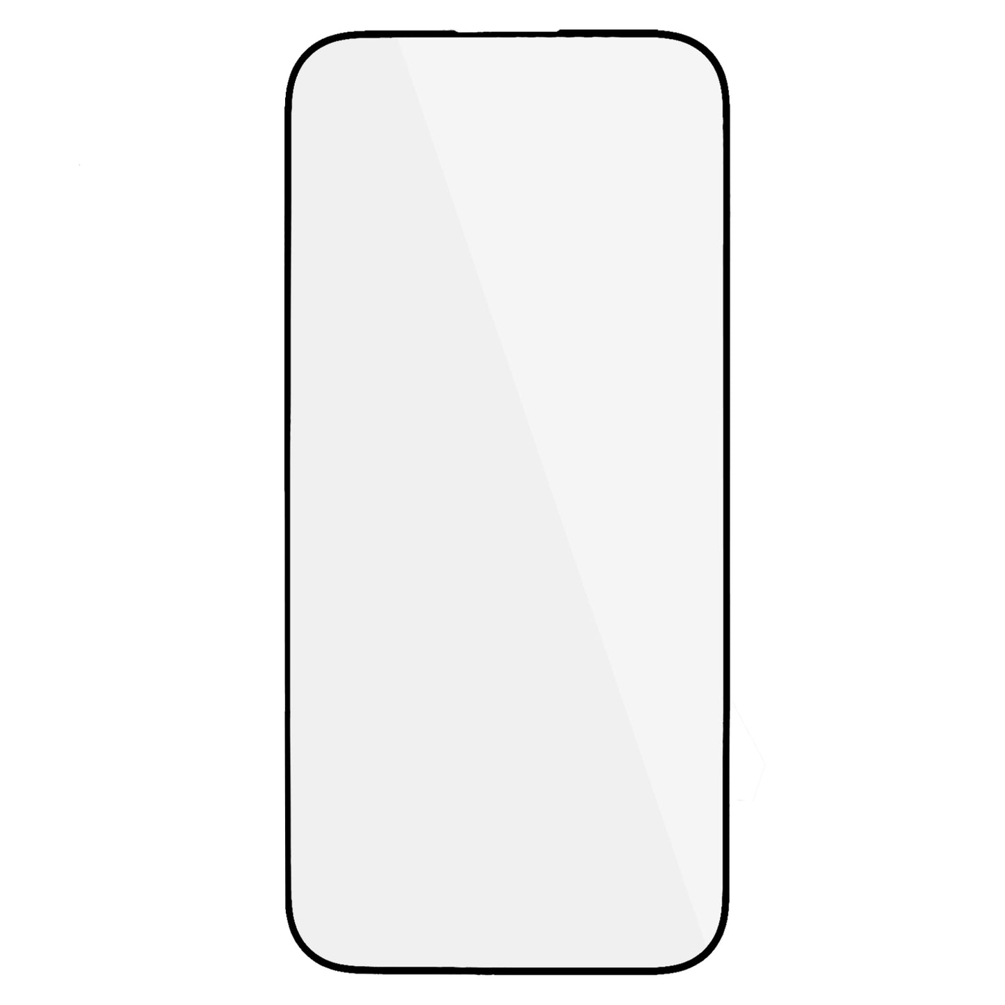 Uniqkart for iPhone 15 Pro Anti-static Screen Protector High Definition Full Cover Full Glue Tempered Glass Film