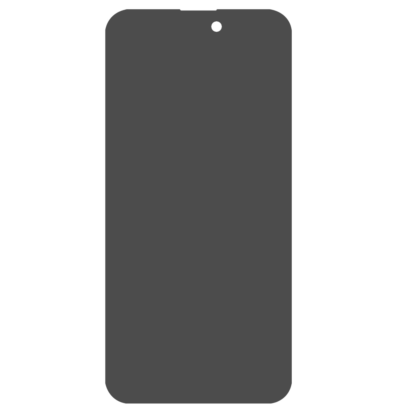 Uniqkart for iPhone 15 Pro Anti-Spy Tempered Glass Film Full Cover 180-Degree Anti-Peeping Screen Protector