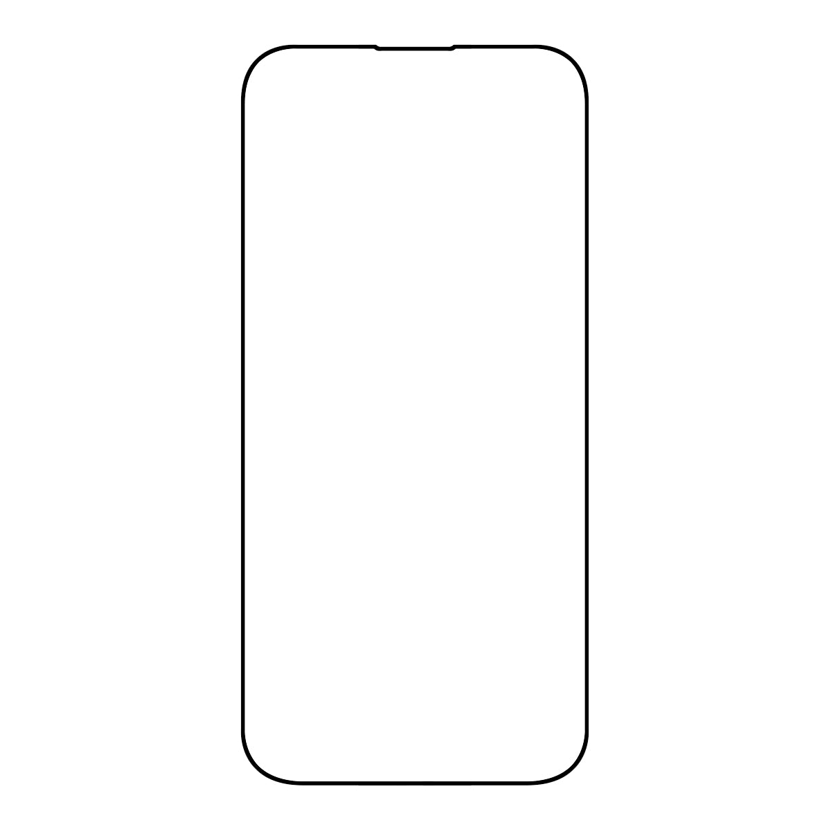 Anti-static Screen Protector for iPhone 15 Full Glue High Aluminium-silicon Glass Silk Printing Complete Cover Film