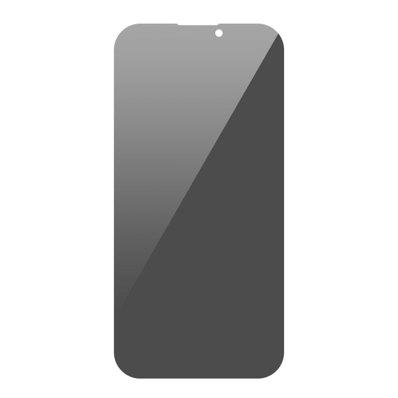 Uniqkart For iPhone 15 Pro Anti-spy Screen Protector Full Cover High Aluminium-silicon Glass Film