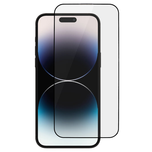 Uniqkart for iPhone 15 Pro Max Anti-static Screen Protector Ultra Clear Full Cover Full Glue Tempered Glass Film