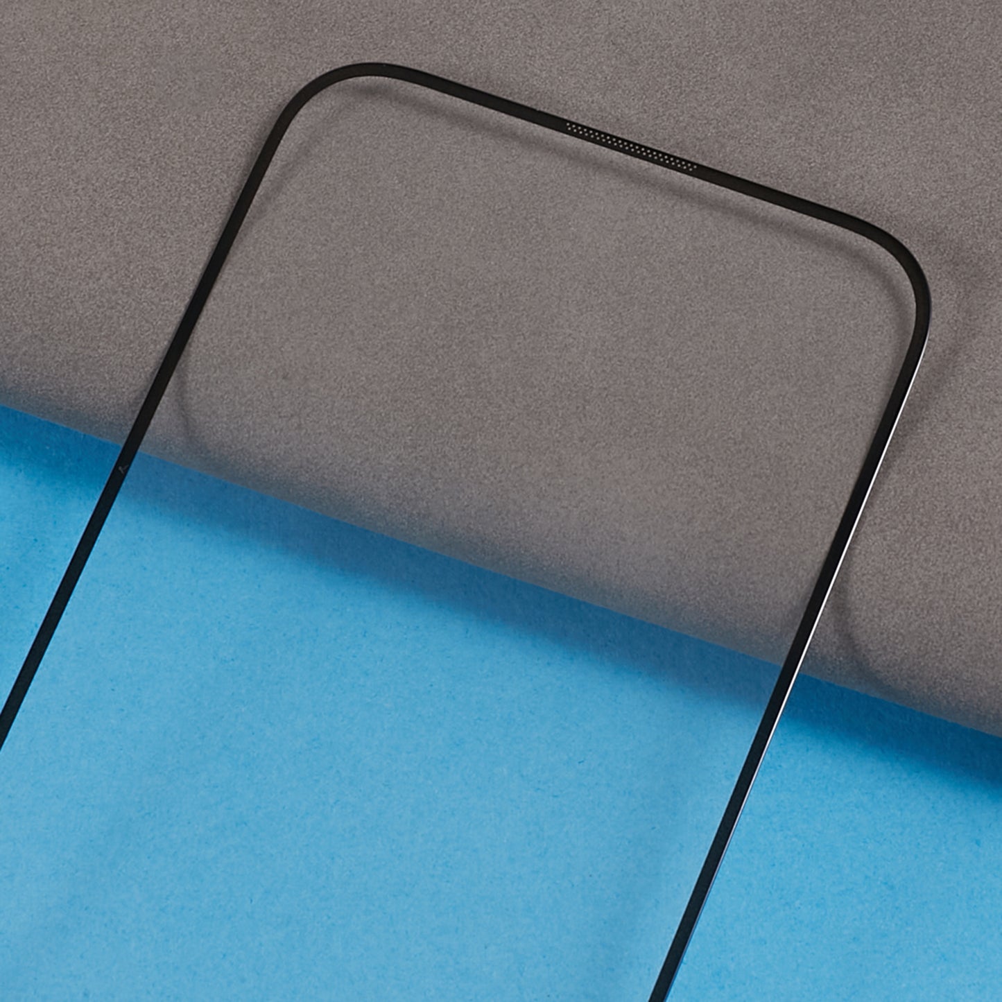 Uniqkart for iPhone 15 Silk Printing Screen Film 20D Tempered Glass Full Glue Complete Screen Covering Protector