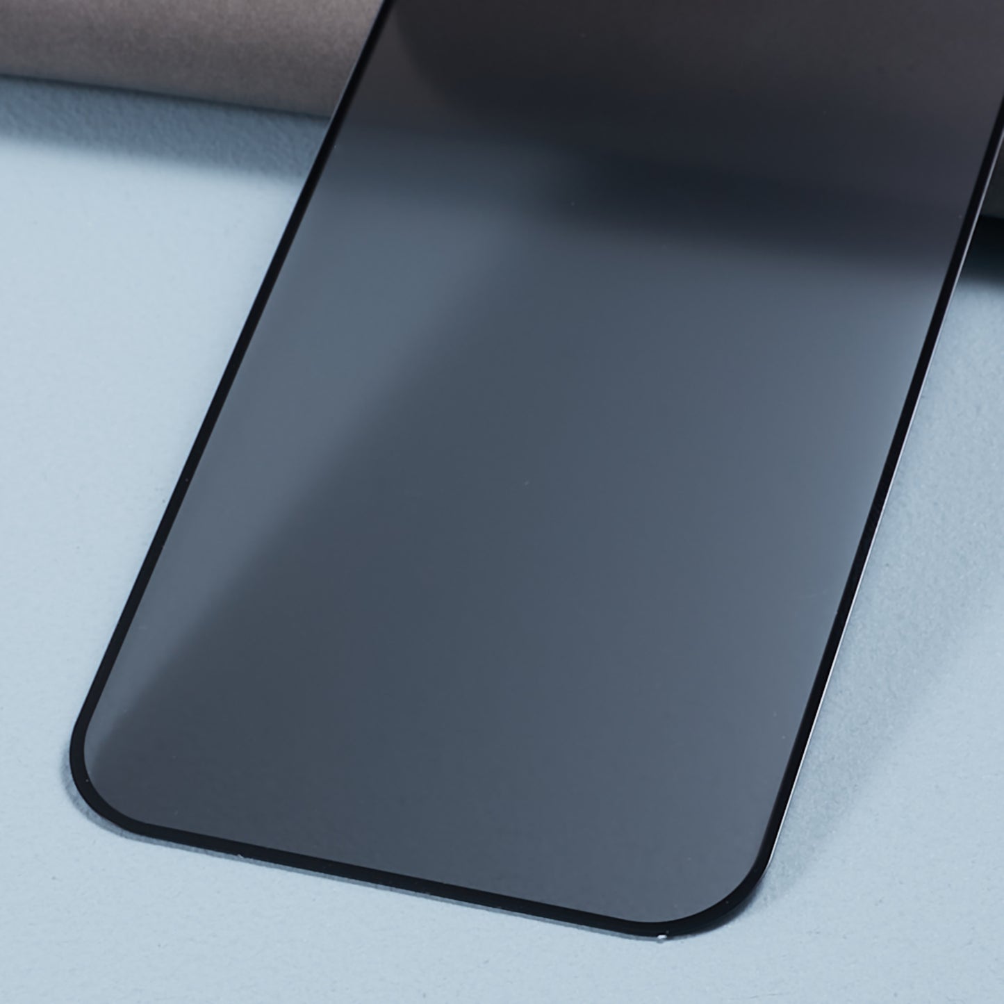 Uniqkart for iPhone 15 Plus Matte Privacy Screen Protector Full Cover 180-degree Anti-spy Tempered Glass Film with Anti-dust Net