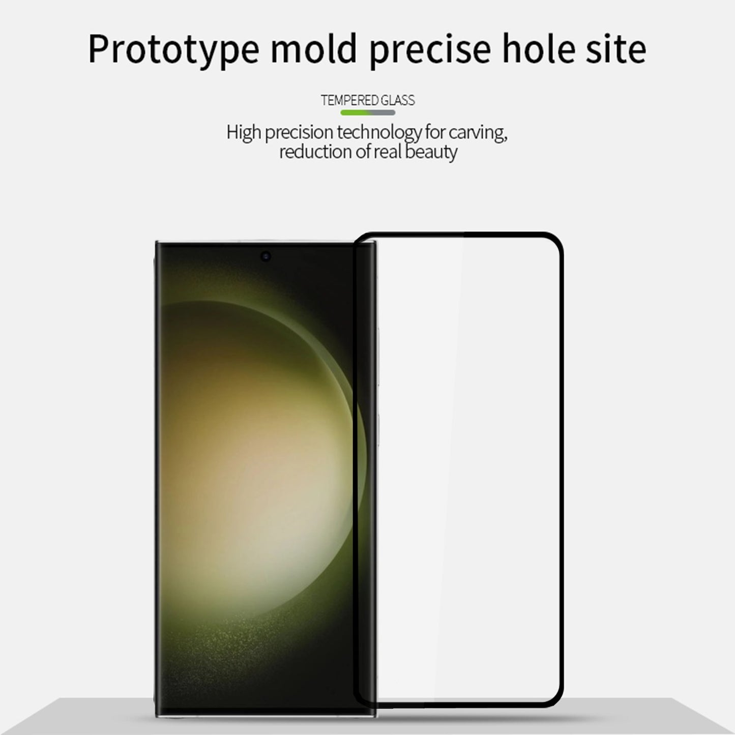 PINWUYO JK Tempered Glass Film Series-2 for Samsung Galaxy S24+ High Aluminum-silicon Glass Screen Protector