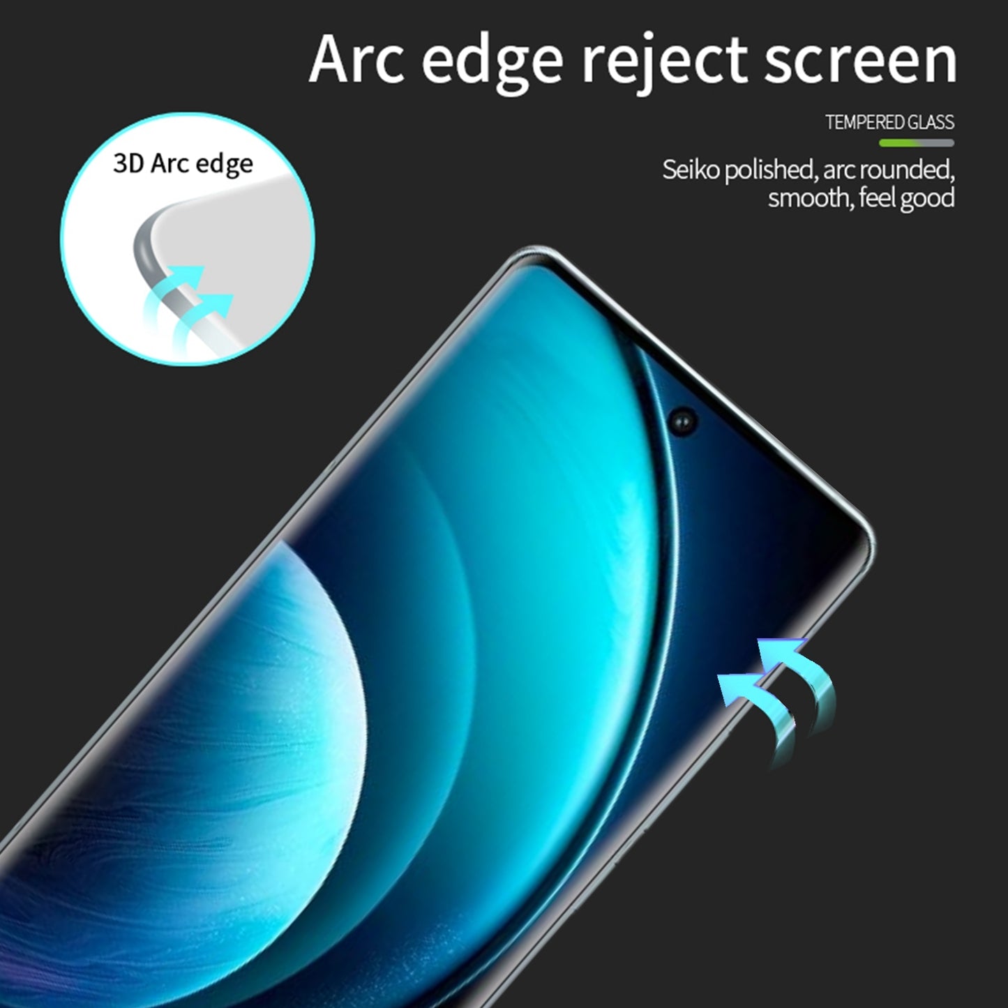 PINWUYO For vivo X100 5G / X100 Pro 5G Tempered Glass Screen Protector 3D Hot Bending HD Clear Film