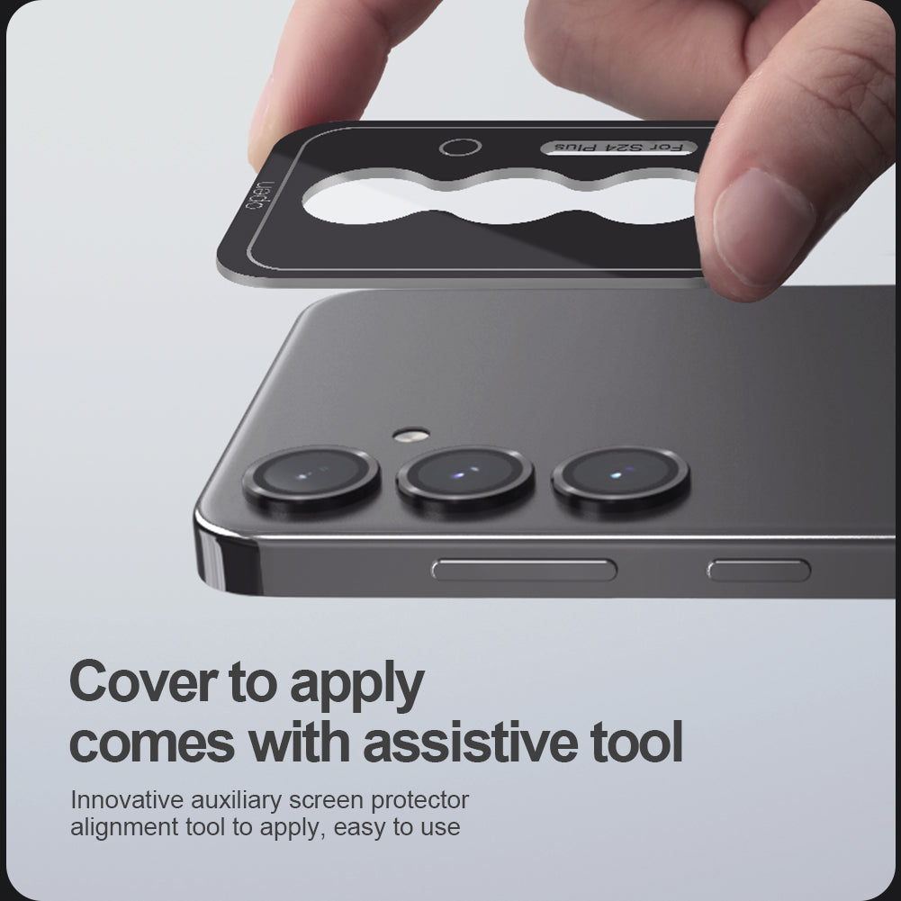 NILLKIN 1 Set For Samsung Galaxy S24 Camera Lens Protector Aluminum+Tempered Glass Lens Film