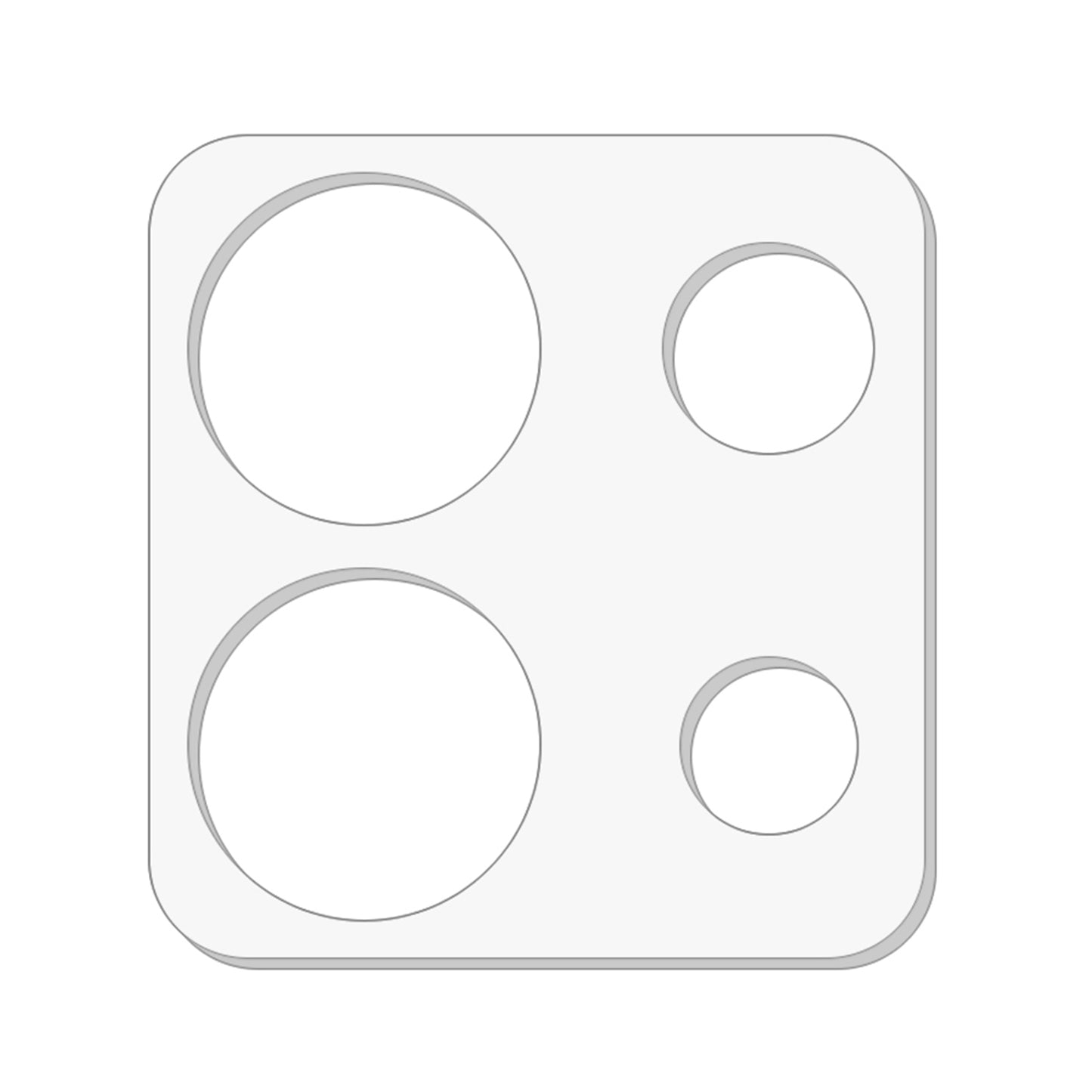 For Xiaomi Redmi Note 13 Pro 5G / Poco X6 5G Camera Lens Protector Corning Gorilla Glass 3D Arc Edges Rear Lens Film