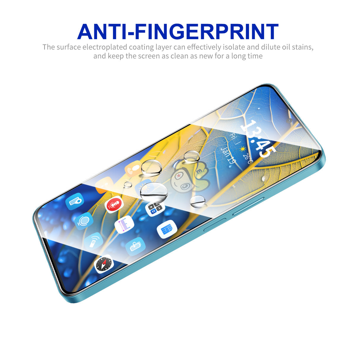 ENKAY HAT PRINCE For Xiaomi Redmi Note 13 Pro 4G / 5G / Poco M6 Pro 4G Silk Printing Screen Protector HD Transparent