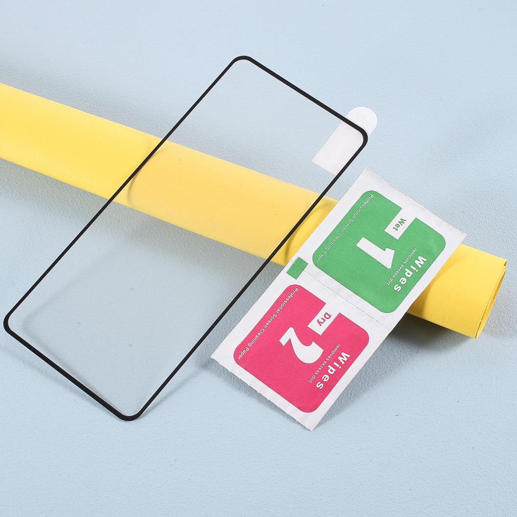 For Xiaomi Redmi Note 13 5G Tempered Glass Silk Printing Full Glue Screen Protector Black Edge
