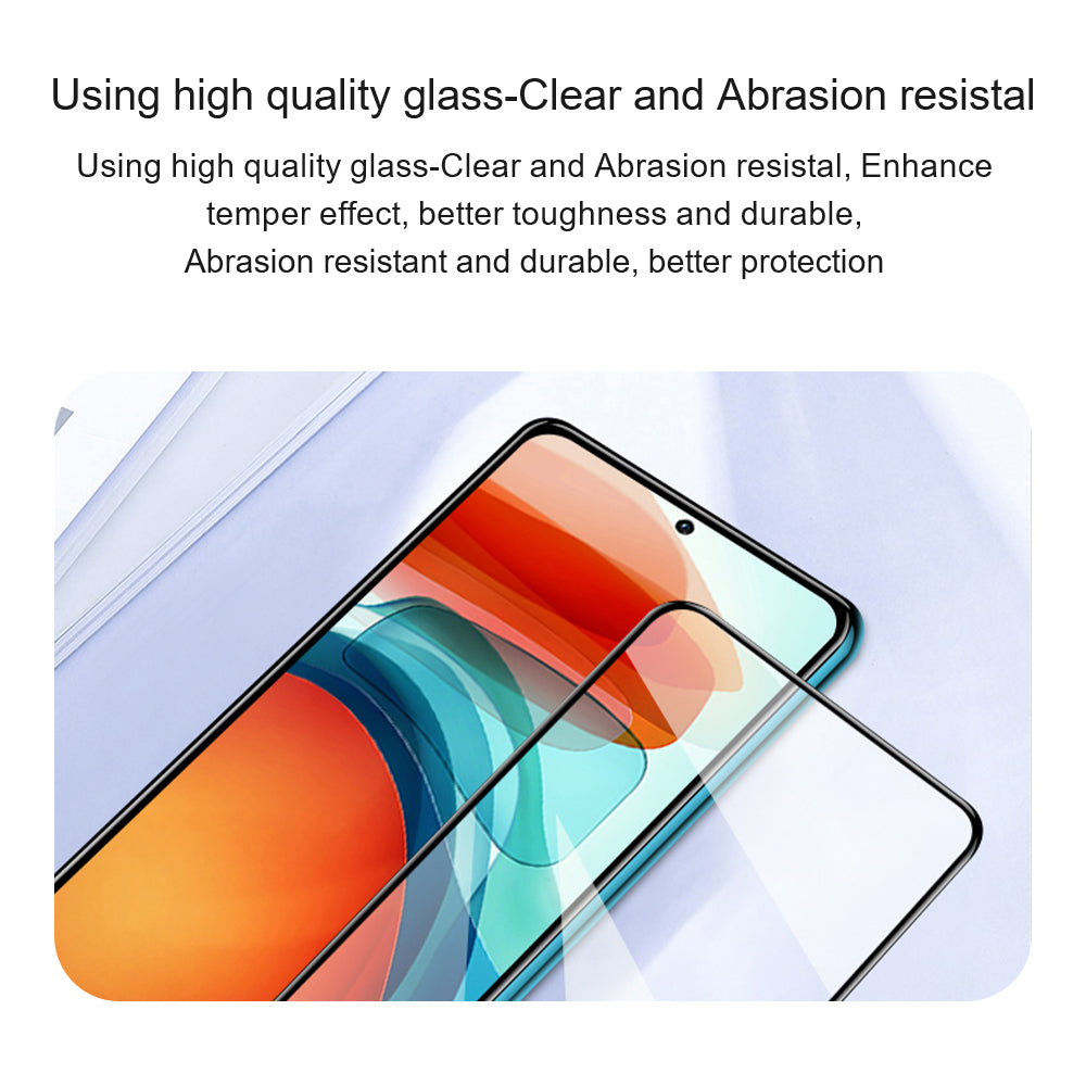 AMORUS For Xiaomi Redmi Note 13 4G Screen Protector Secondary Hardening Full Glue Film - Black