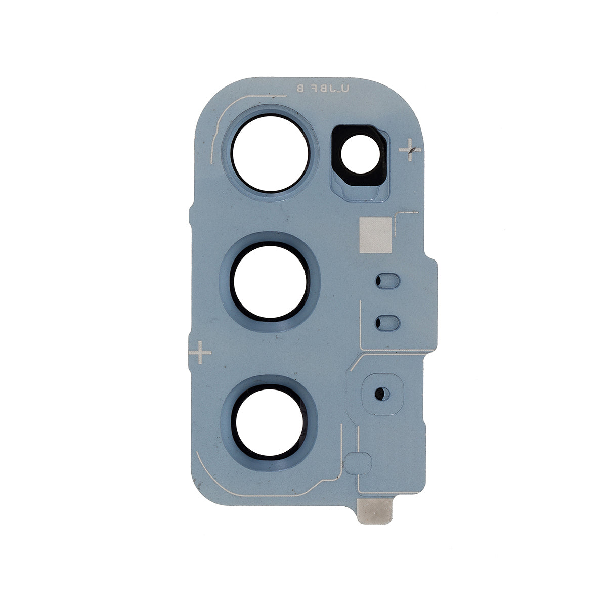 For Samsung Galaxy S20 4G G980 OEM Back Camera Lens Ring Cover with Glass Lens (without Logo) - Blue