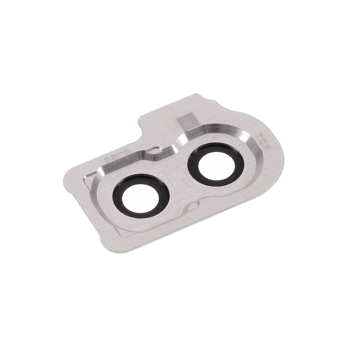 OEM Back Camera Lens Ring Cover with Glass Lens for Samsung Galaxy A20e SM-A202 - Silver