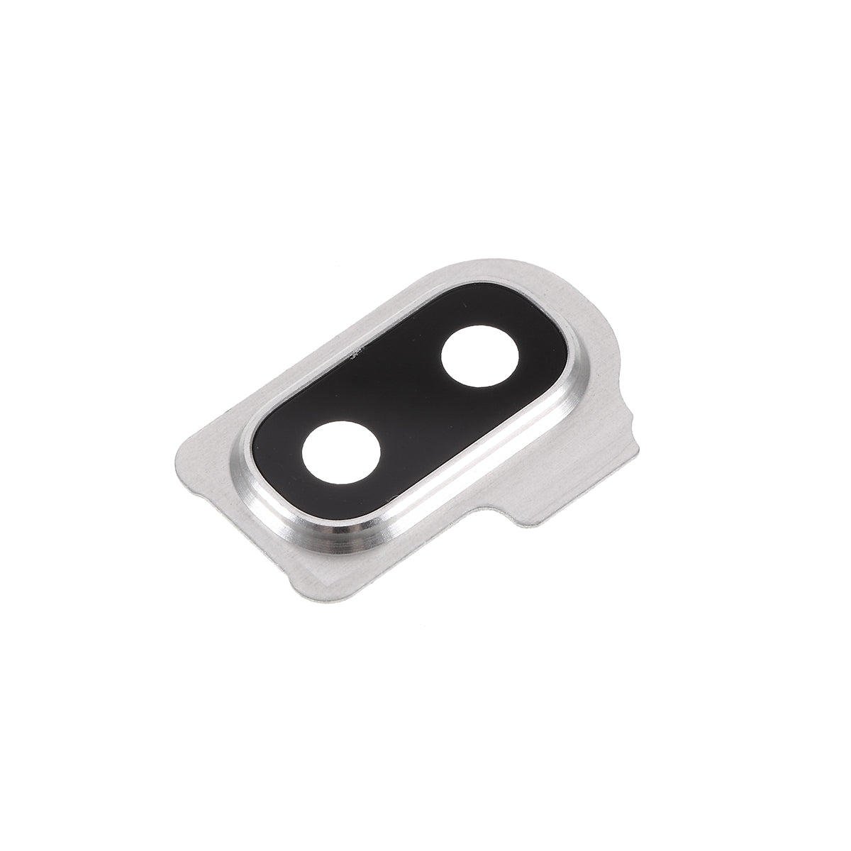 OEM Back Camera Lens Ring Cover with Glass Lens for Samsung Galaxy A20e SM-A202 - Silver