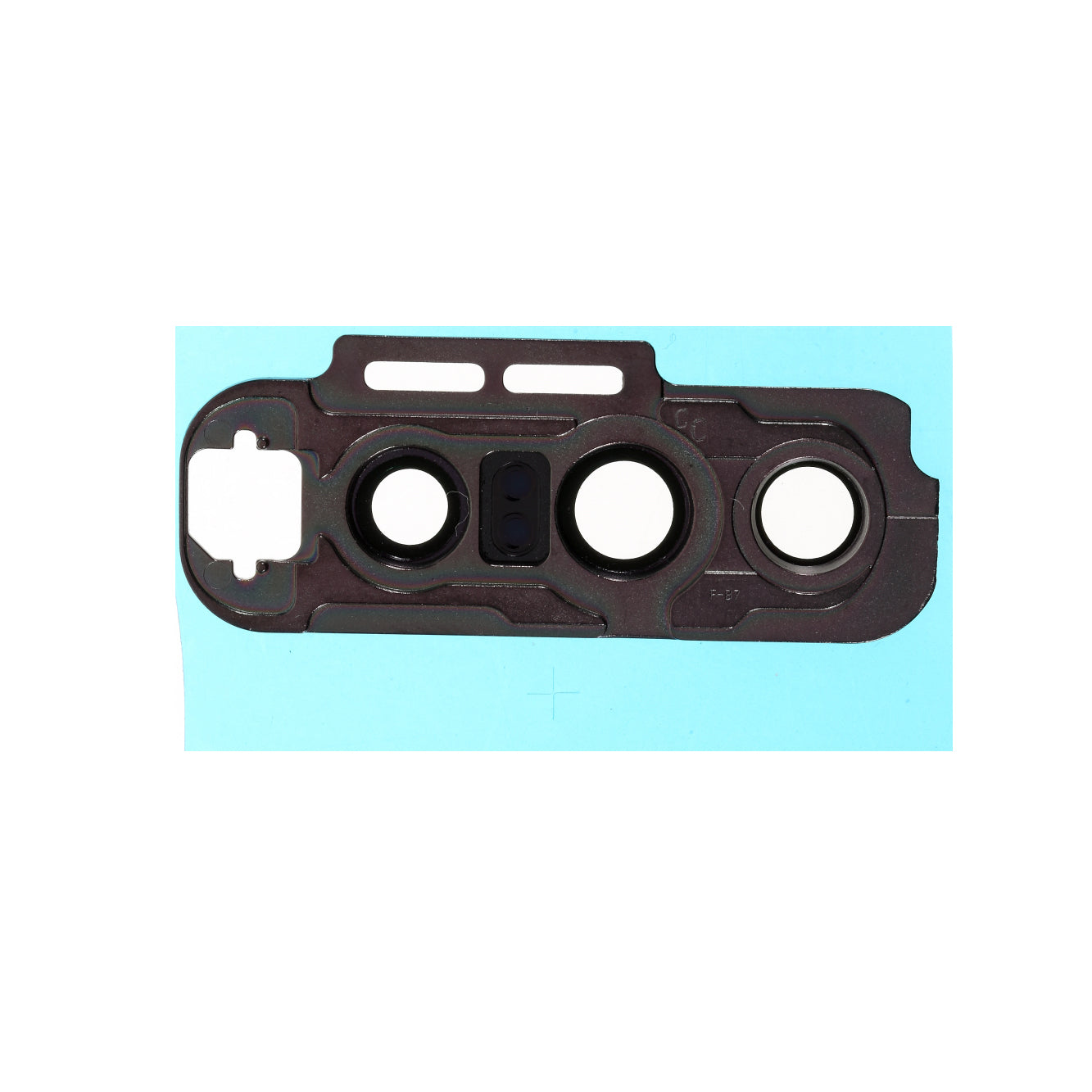 OEM Rear Camera Lens Ring Cover with Glass Lens Repair Part for OnePlus 7 Pro - Black