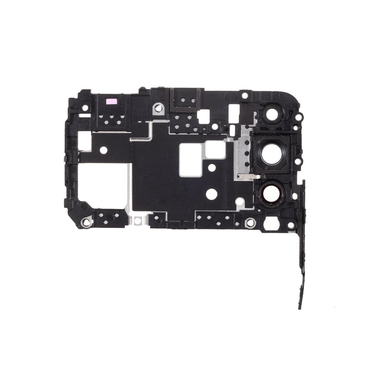 OEM Rear Camera Lens Rim Cover + Motherboard Shield Cover for Honor 20 lite - Silver