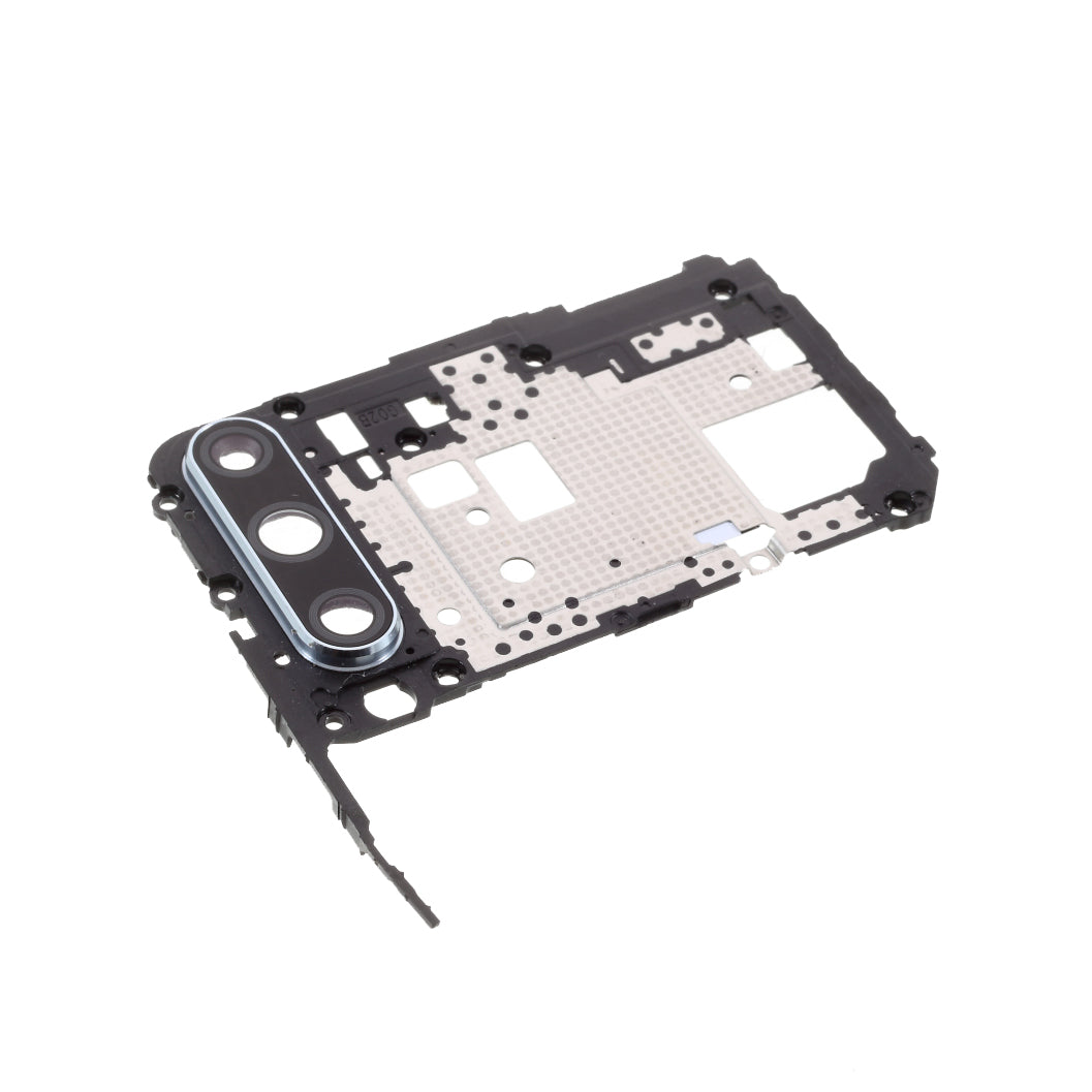 OEM Rear Camera Lens Rim Cover + Motherboard Shield Cover for Honor 20 lite - Silver